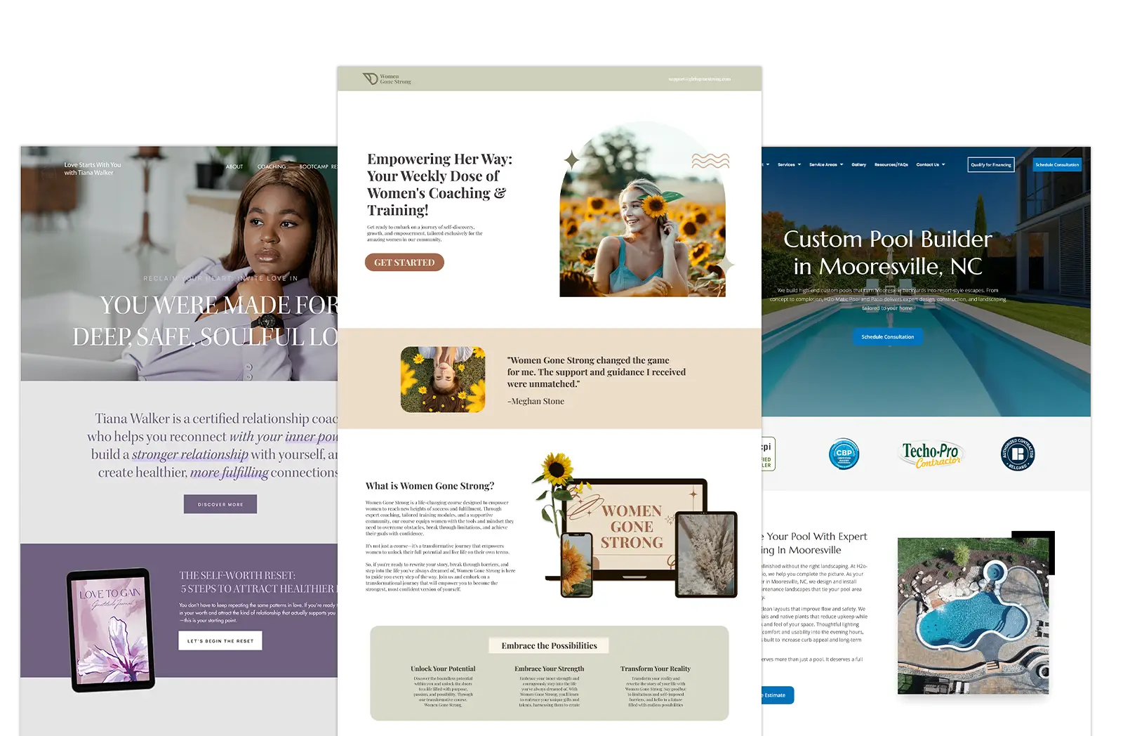 Web Design for coaches and small business